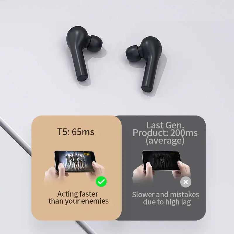 QCY T-5 Bluetooth Headphones - VitaTech