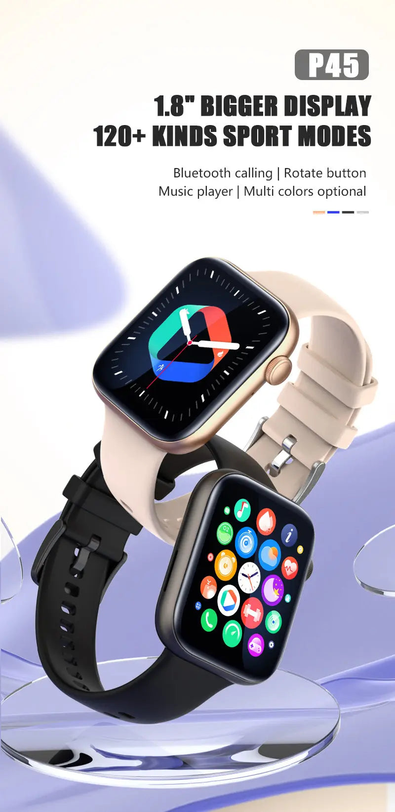Lige P-45 Smartwatch - VitaTech