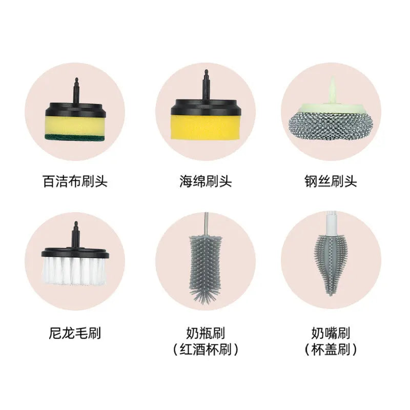 Premium Multifunctional Electric Cleaning Brush - VitaTech
