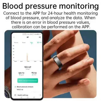 R1000 Smart Ring stainless steel VitaTech