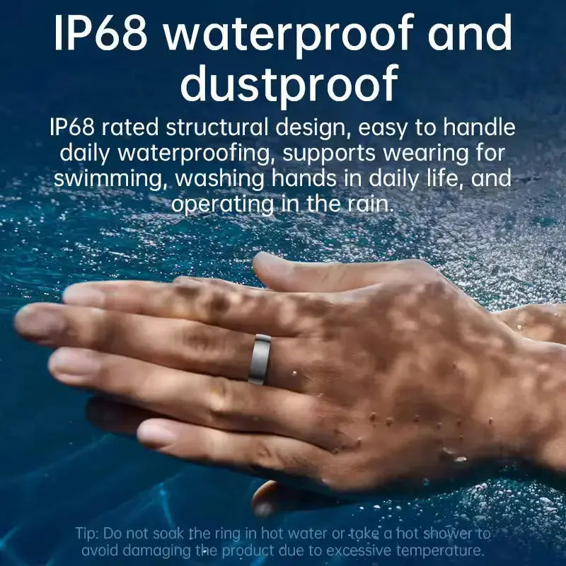 R1000 Smart Ring stainless steel VitaTech