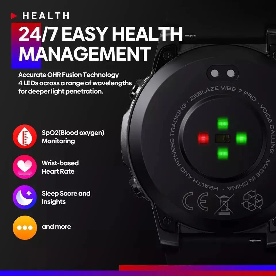 Zeblaze Vibe-7 Pro Smartwatch - VitaTech