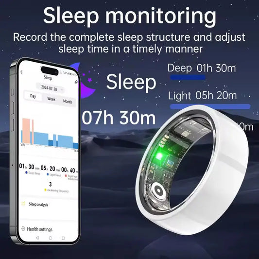 R1000 Smart Ring stainless steel VitaTech
