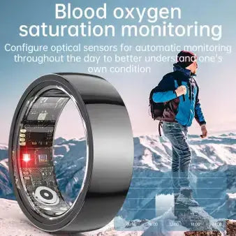 R1000 Smart Ring stainless steel VitaTech